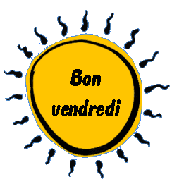 Gif animé Bon vendredi soleil